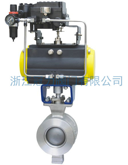 氣動V型球閥 氣動V型球閥